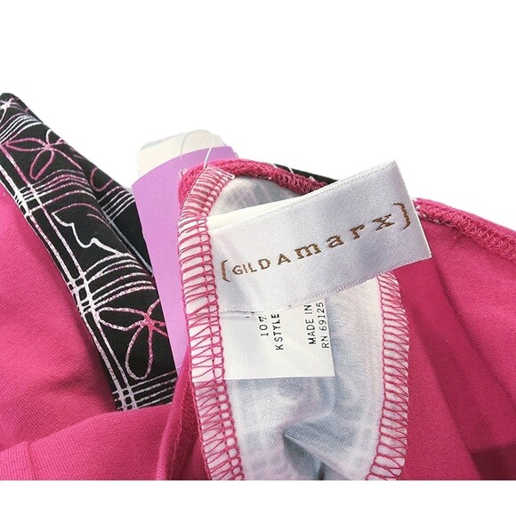 VTG Gilda Marx 80s Pink Racerback Cotton Unitard Biketard Dance Size XS (Y/J) - Picture 8 of 15